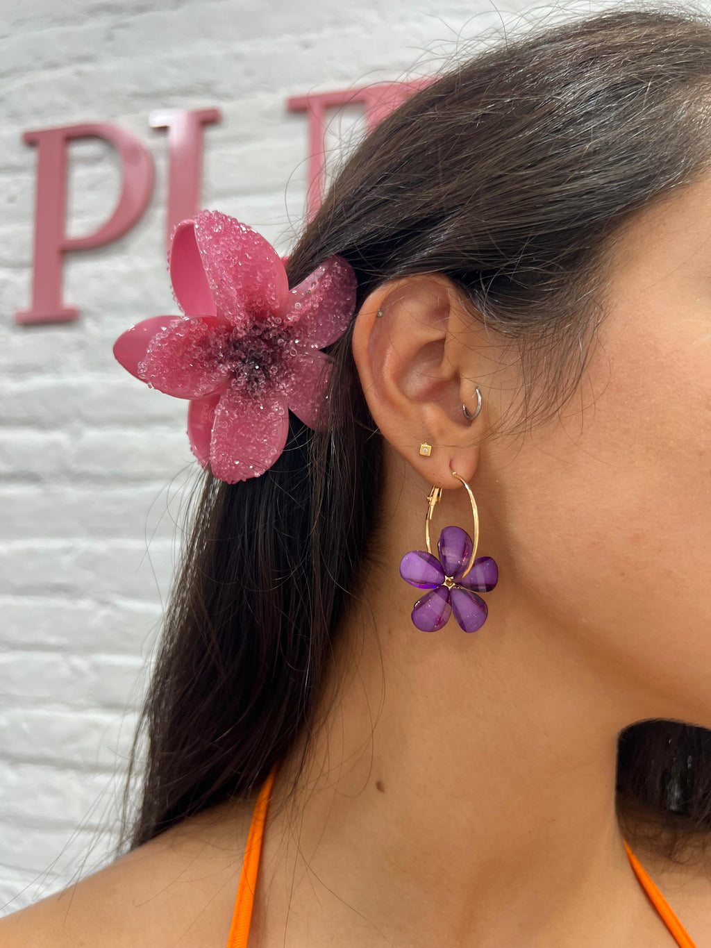 Pendientes Flor